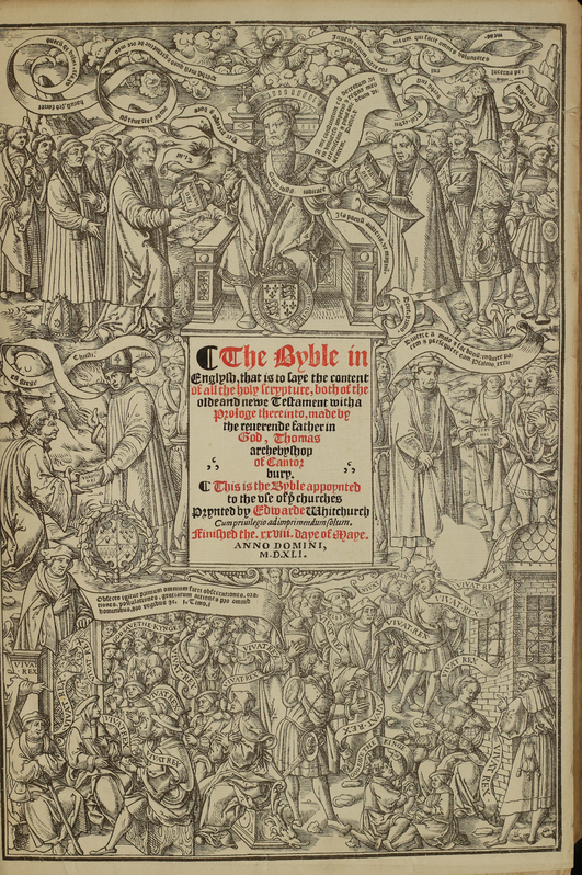 The Great Bible Title Page Image