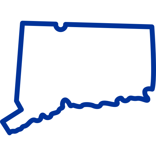 outline of connecticut