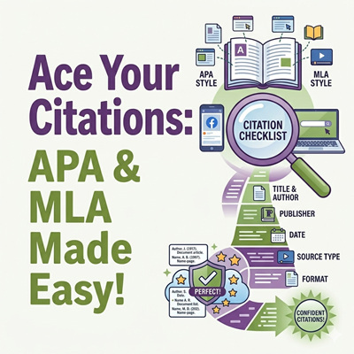 Image of Ace Your Citations: APA & MLA Made Easy! workshop