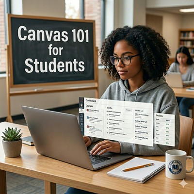 Image of Canvas 101 for Students workshop