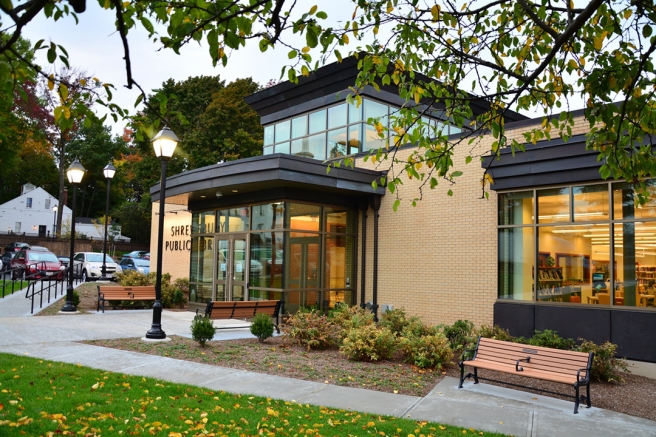 The Shrewsbury Public Library in 2016.