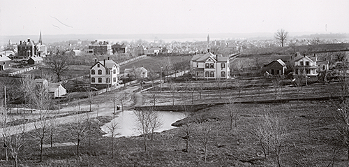 View of old Normal St.